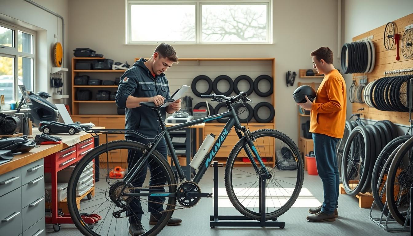 Bicycle repair and servicing
